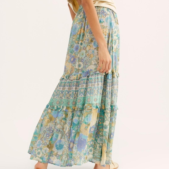 New spell designs amethyst maxi skirt turquoise FP - Picture 12 of 13